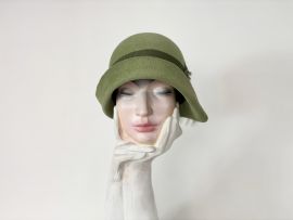 20 er Jahre Cloche gruener Haarfilz.jpg